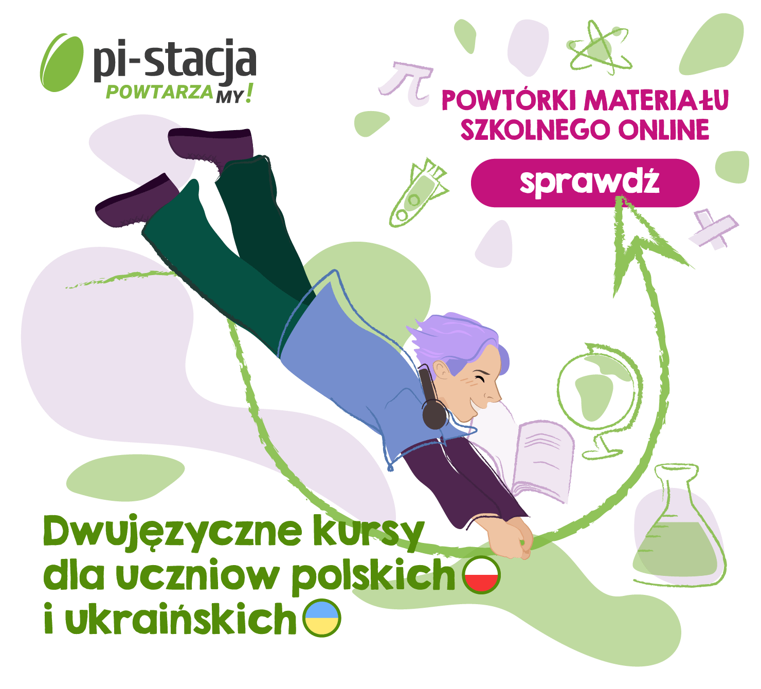 Darmowe mini-kursy powtórkowe dla uczniów z Polski i z Ukrainy