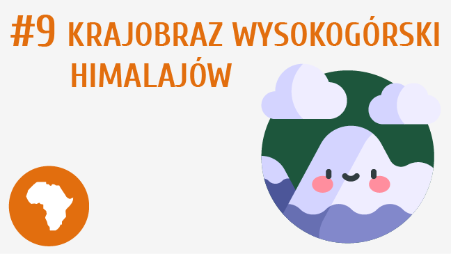 Krajobraz wysokogórski Himalajów