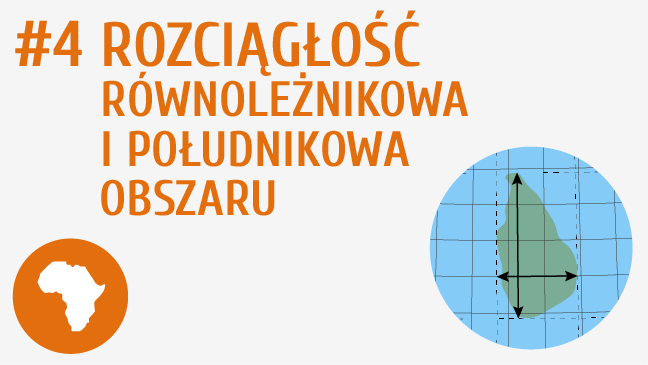 Rozciągłość południkowa i równoleżnikowa obszaru