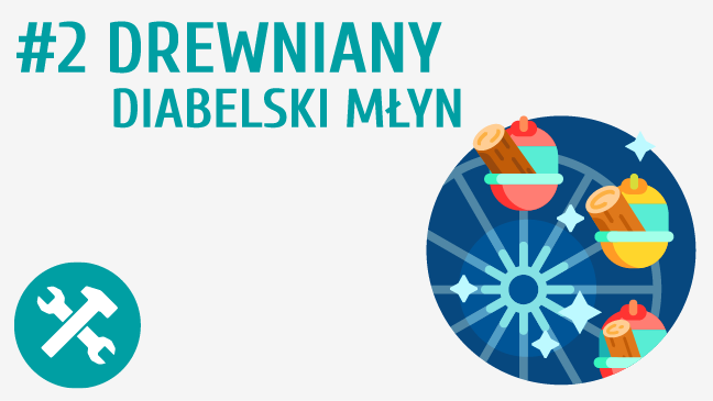 Drewniany diabelski młyn