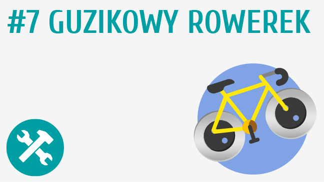 Guzikowy rowerek