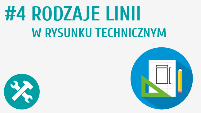 Rodzaje linii w rysunku technicznym